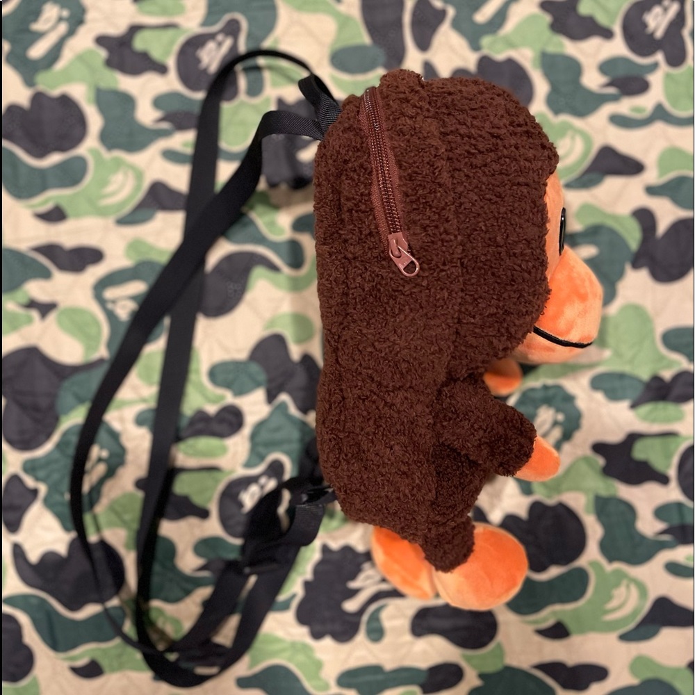 Bape A Bathing Ape Baby Milo Plush Backpack - Picture 3 of 8